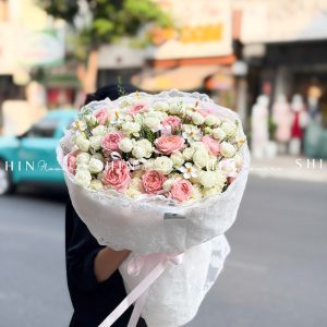 Bó hoa 50 Hoa Hồng Đỏ S670
