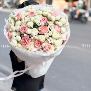 Bó hoa 50 Hoa Hồng Đỏ S670