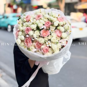 Bó hoa 50 Hoa Hồng Đỏ S670