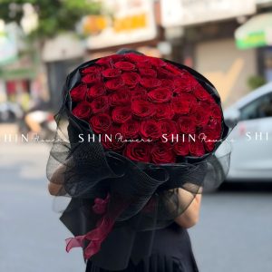 Bó hoa 50 Hoa Hồng Đỏ S670
