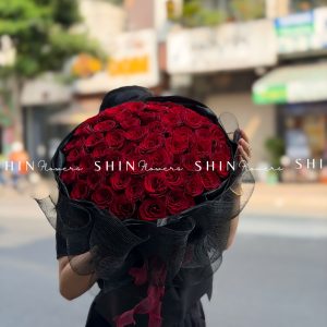 Bó hoa 50 Hoa Hồng Đỏ S670