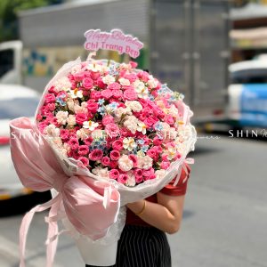 Bó Hoa Hồng Chùm Sophie Siêu To S646