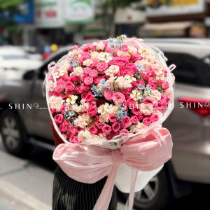 Bó Hoa Hồng Chùm Sophie Siêu To S646