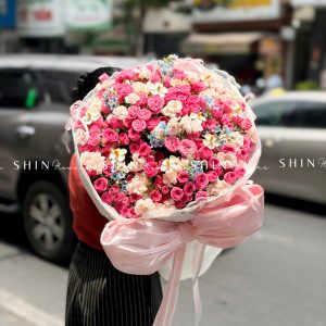 Bó Hoa Hồng Chùm Sophie Siêu To S646