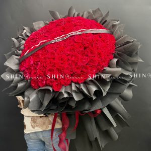 Bó 100 Hoa Hồng Ohara Đỏ S645