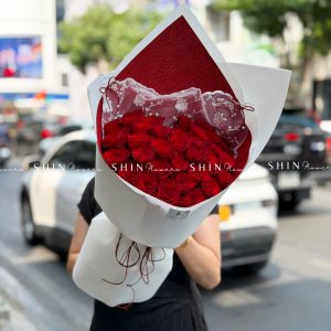 Bó 40 Hoa Hồng Đỏ S649