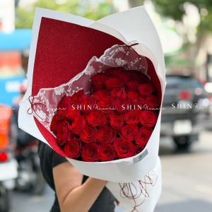 Bó 40 Hoa Hồng Đỏ S649