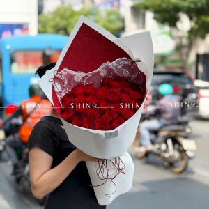 Bó 40 Hoa Hồng Đỏ S649