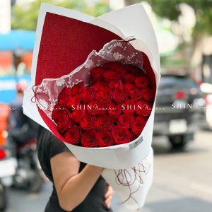 Bó 40 Hoa Hồng Đỏ S649