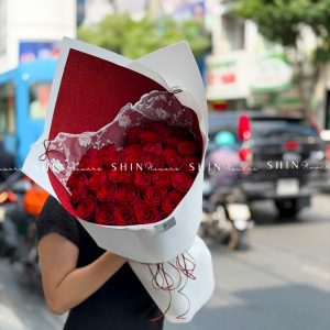 Bó 40 Hoa Hồng Đỏ S649