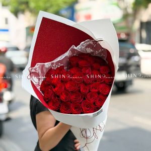 Bó 40 Hoa Hồng Đỏ S649