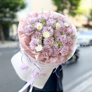 Hoa Bó Cẩm Chướng Tím S653