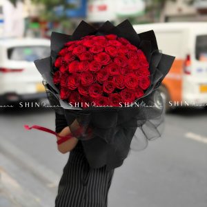 Bó hoa 50 Hoa Hồng Đỏ S667