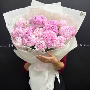 Hoa Bó 16 Mẫu Đơn Sarah Hồng S662