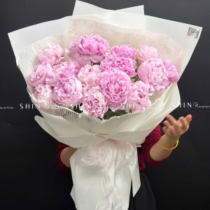 Hoa Bó 16 Mẫu Đơn Sarah Hồng S662