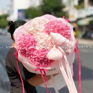Hoa Bó 6 Cẩm Tú Cầu Hồng S660