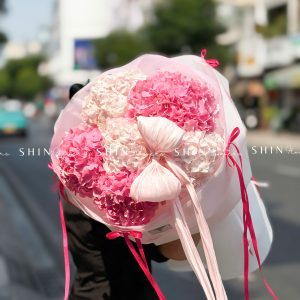 Hoa Bó 6 Cẩm Tú Cầu Hồng S660