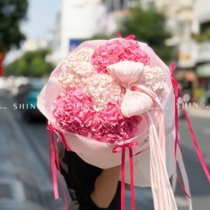 Hoa Bó 6 Cẩm Tú Cầu Hồng S660