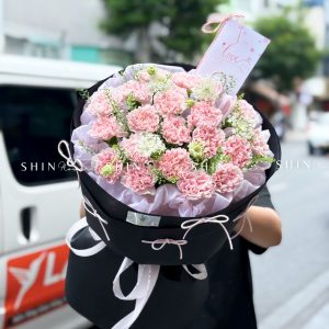 Hoa Bó Cẩm Chướng Hồng S656