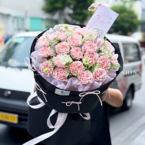 Hoa Bó Cẩm Chướng Hồng S656