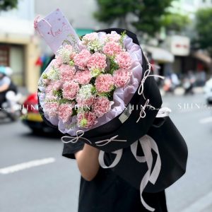 Hoa Bó Cẩm Chướng Hồng S656
