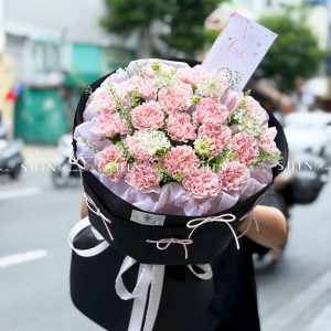 Hoa Bó Cẩm Chướng Hồng S656