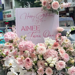 Kệ Hoa Khai Trương - Kệ Welcome - Bảng Chào Mừng K13