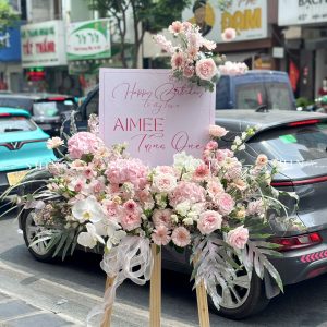 Kệ Hoa Khai Trương - Kệ Welcome - Bảng Chào Mừng K13