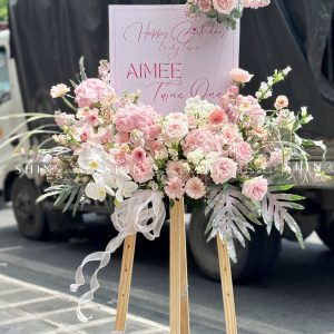Kệ Hoa Khai Trương - Kệ Welcome - Bảng Chào Mừng K13