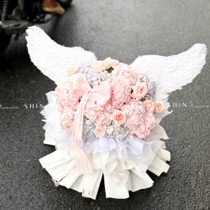Bó Hoa cánh thiên thần 13 Cẩm Tú Cầu Mix Hoa Ohara Hồng S703