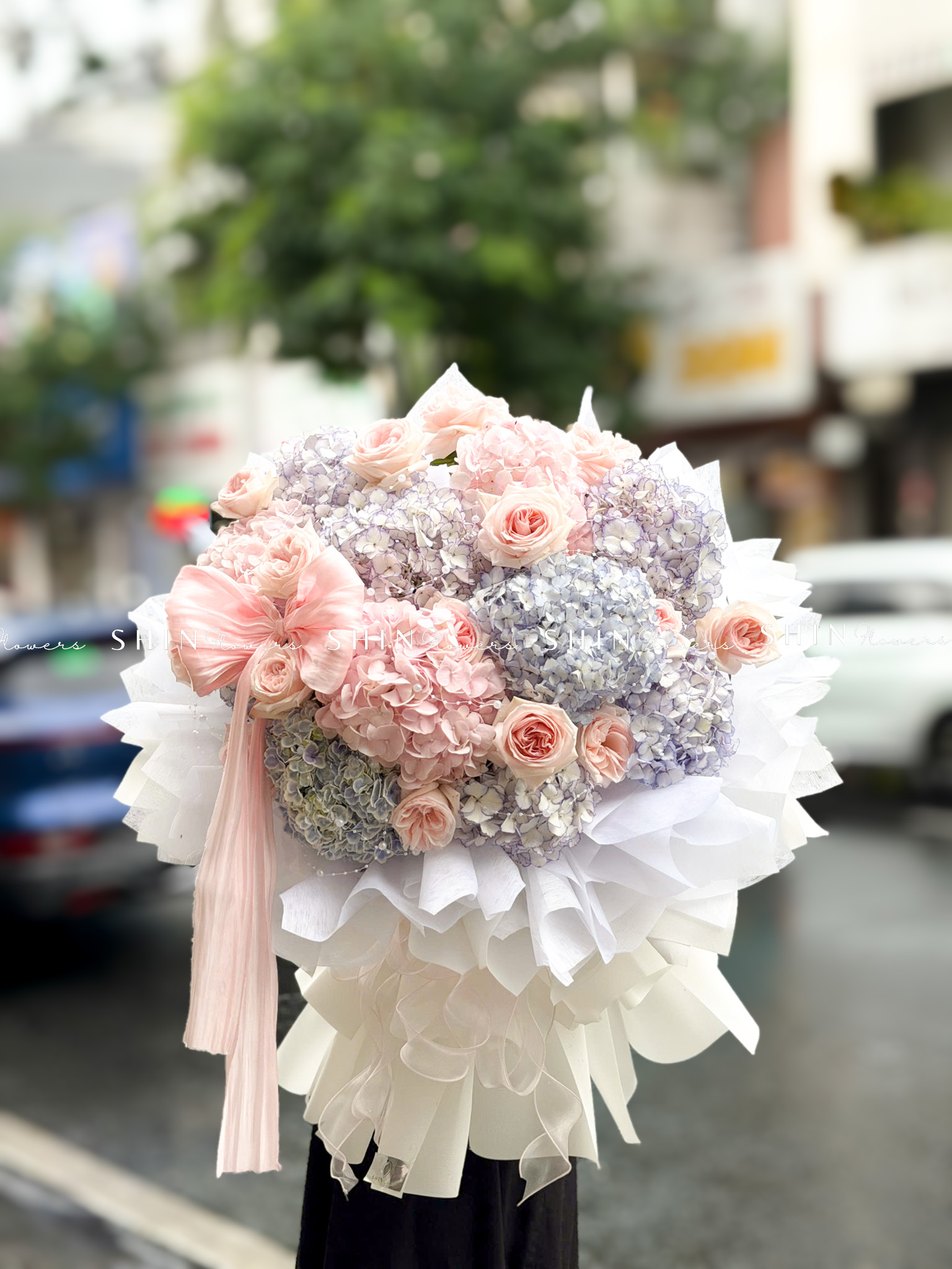 Bó Hoa 13 Cẩm Tú Cầu Mix S701