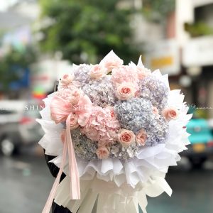 Bó Hoa 13 Cẩm Tú Cầu Mix S701