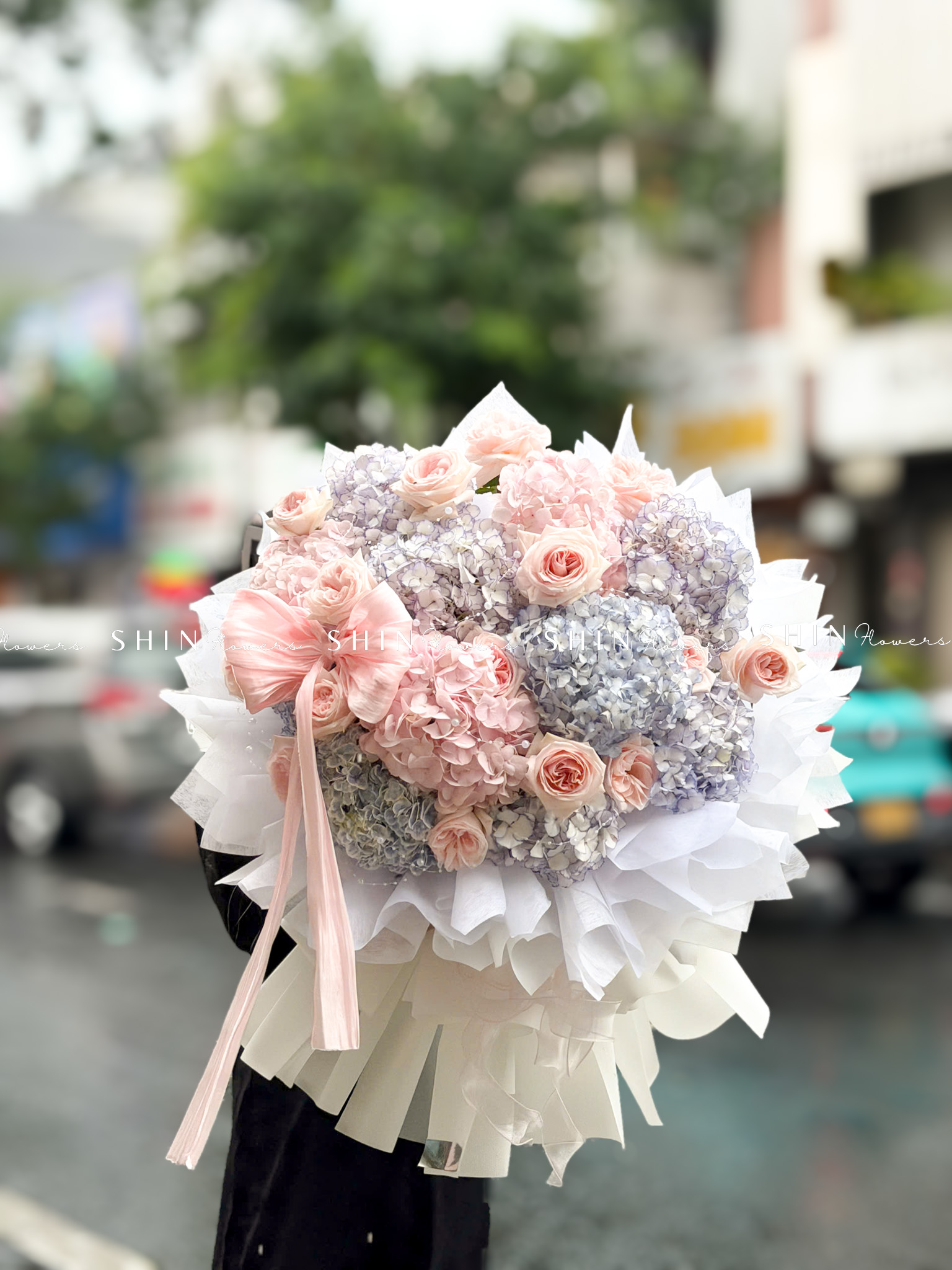 Bó Hoa 13 Cẩm Tú Cầu Mix S701