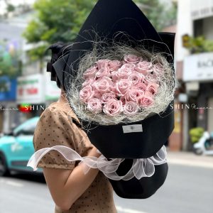 Bó hoa 35 cành Hồng Sweet Manta S698