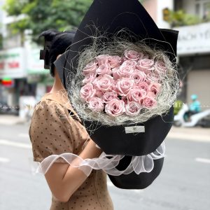 Bó hoa 35 cành Hồng Sweet Manta S698