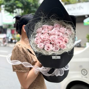 Bó hoa 35 cành Hồng Sweet Manta S698