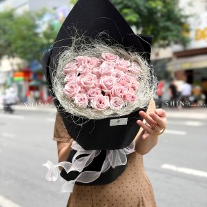 Bó hoa 35 cành Hồng Sweet Manta S698