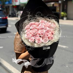 Bó hoa 35 cành Hồng Sweet Manta S698