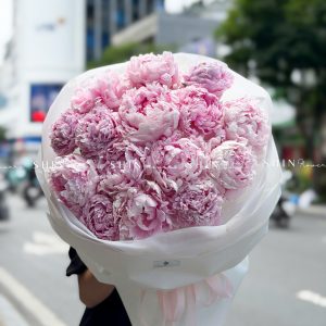 Hoa Bó 15 Peony - Mẫu đơn Hồng Sarah S688