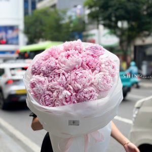 Hoa Bó 15 Peony - Mẫu đơn Hồng Sarah S688