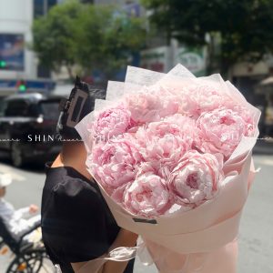 Hoa Bó 8 Peony - Mẫu đơn Hồng Pillow Talk S692