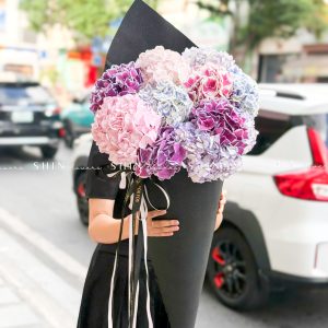 Hoa kem -Bó Hoa 10 Cẩm Tú Cầu Mix S689