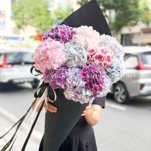 Hoa kem -Bó Hoa 10 Cẩm Tú Cầu Mix S689