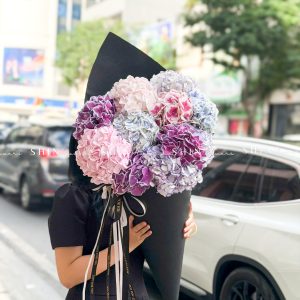 Hoa kem -Bó Hoa 10 Cẩm Tú Cầu Mix S689