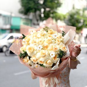 Bó Hoa Hồng vàng Victor S712