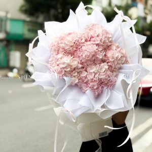 Bó Hoa Cẩm 6 Tú Cầu Hồng S718