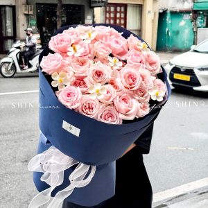 Hoa Bó hoa hồng 30 cành Ohara hồng S711