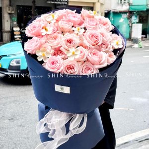 Hoa Bó hoa hồng 30 cành Ohara hồng S711