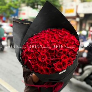 Bó hoa 100 Hoa Hồng Đỏ S713