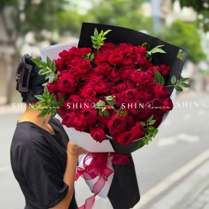 Bó Hoa Hồng chùm Red Piano - Red Lace S721
